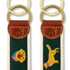 All American Retriever Ribbon Key Fob