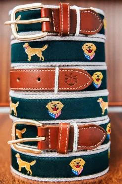 All American Retriever Ribbon Belt