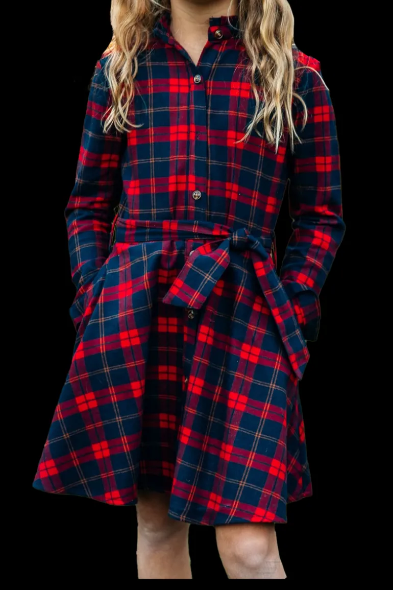 Alpine Lodge Kids Flannel Dress
