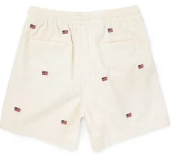 American Flag Corduroy Shorts