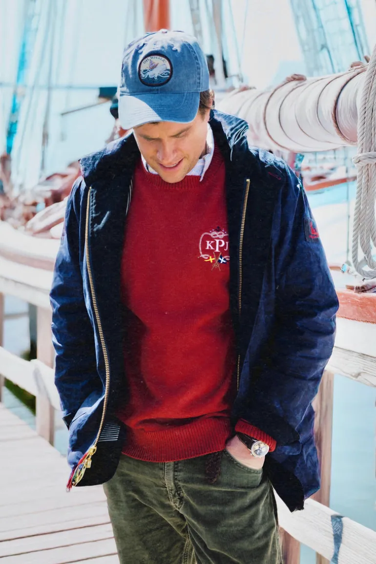 American Yacht Club Sweater (Men's)- Red