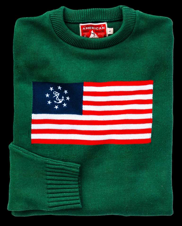 American Yacht Sweater- Green