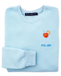 Aperol Summer Sweatshirt- Light Blue
