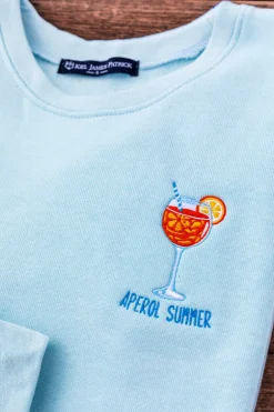 Aperol Summer Sweatshirt- Light Blue