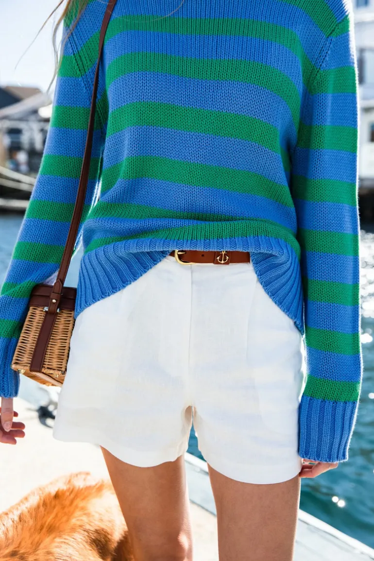 Bellport Striped Sweater- Women's