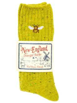 Bumblebee Donegal Socks