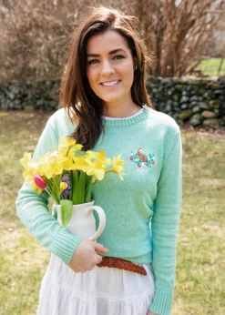 Bunny Meadow Embroidered Sweater