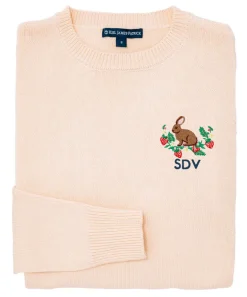 Bunny Meadow Embroidered Sweater