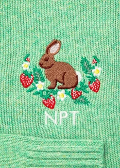 Bunny Meadow Embroidered Sweater