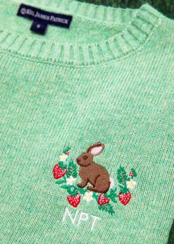 Bunny Meadow Embroidered Sweater