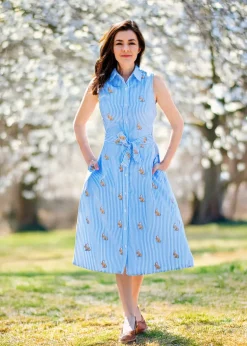 Bunny Meadow Shirt Dress