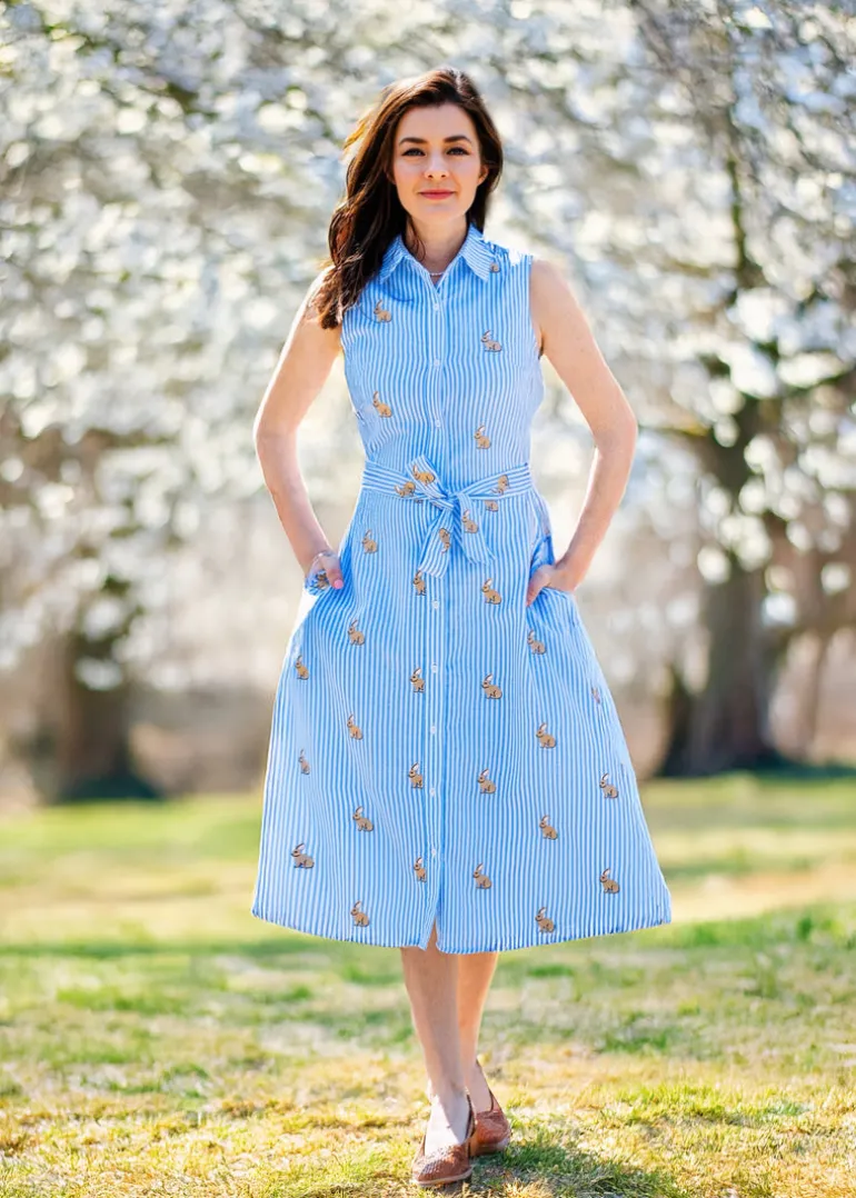 Bunny Meadow Shirt Dress