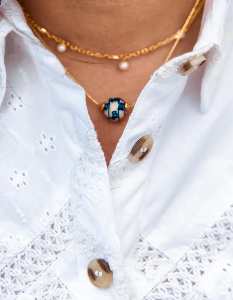 Chinoiserie Sea Necklace