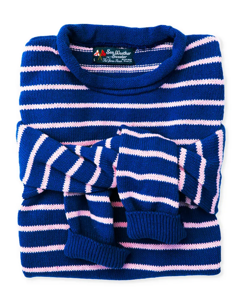 Coastal Cobalt Rollneck Sweater