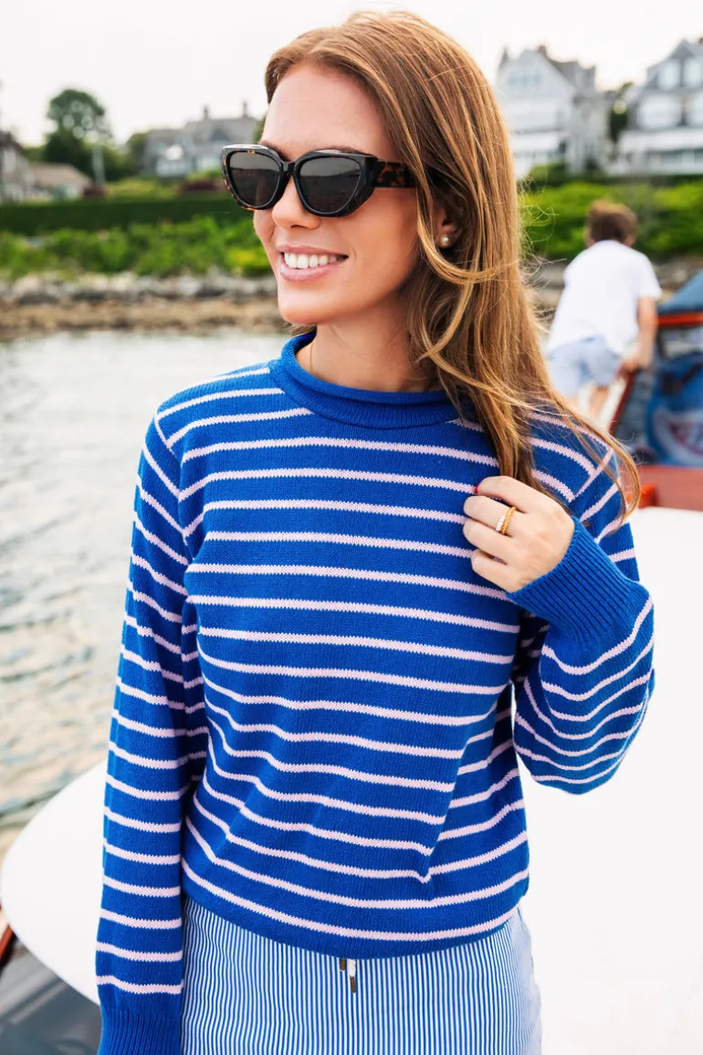 Coastal Cobalt Rollneck Sweater