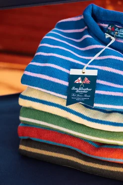 Coastal Cobalt Rollneck Sweater