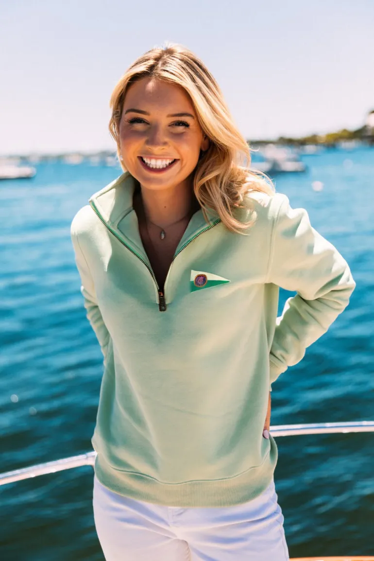 Coastal Key Lime Quarterzip- Women's
