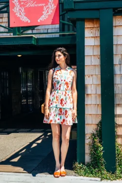 Coral Seahorse Dress