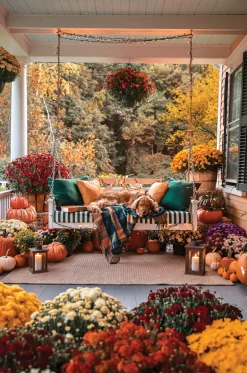 Cozy Autumn Porch Puzzle