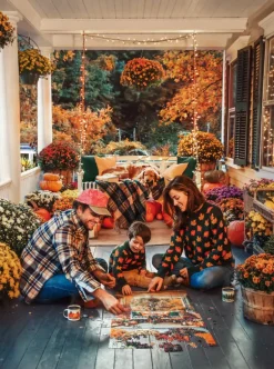 Cozy Autumn Porch Puzzle
