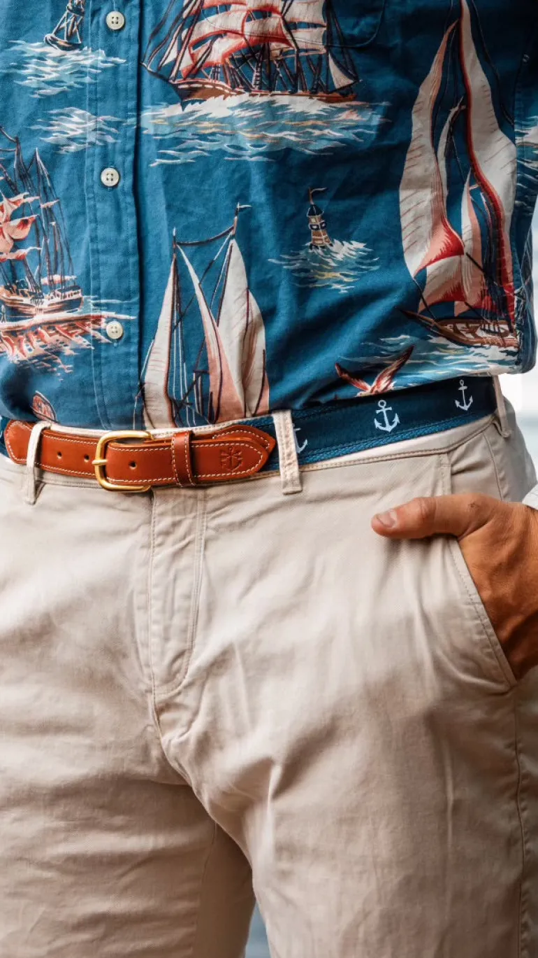 East Coast Anchor Ribbon Belt