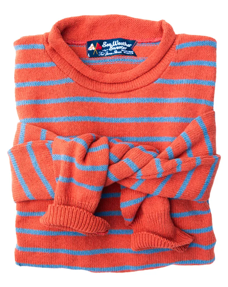 Harrison Striped Rollneck Sweater- Men's