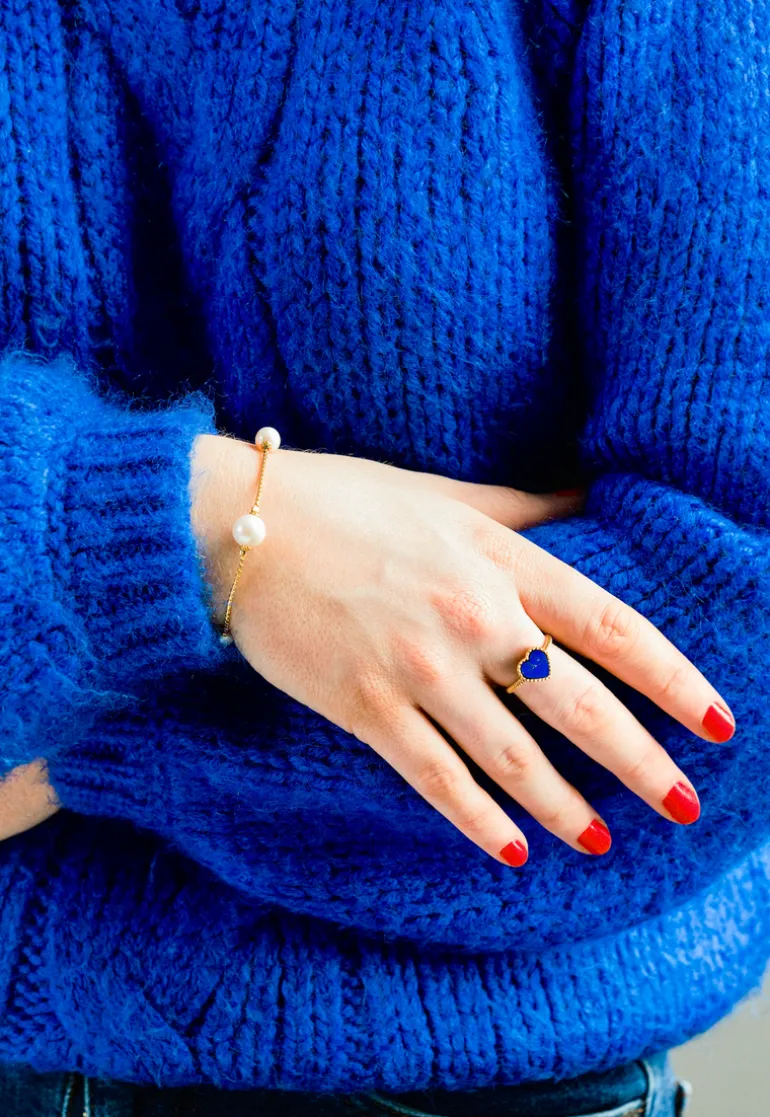 Heart of the Sea Ring - Cobalt