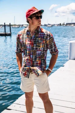 Hyannis Patchwork Madras Shirt