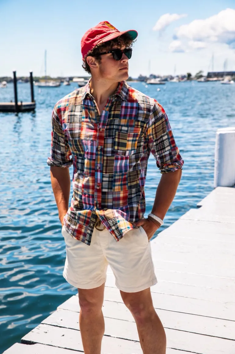 Hyannis Patchwork Madras Shirt
