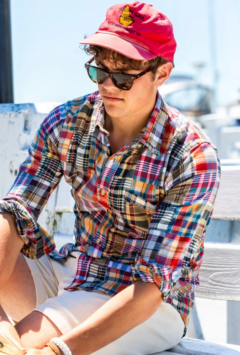 Hyannis Patchwork Madras Shirt