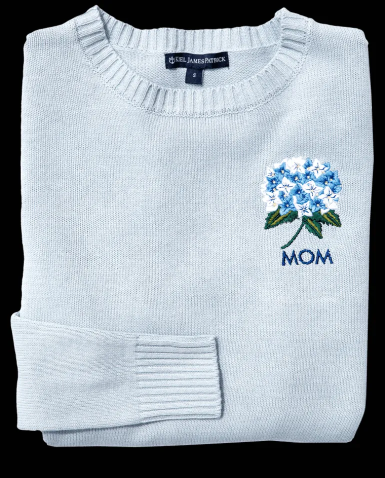 Hydrangea Monogram Sweater