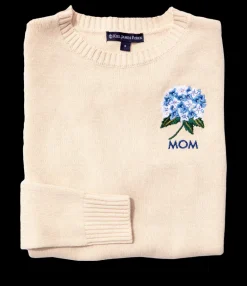 Hydrangea Monogram Sweater