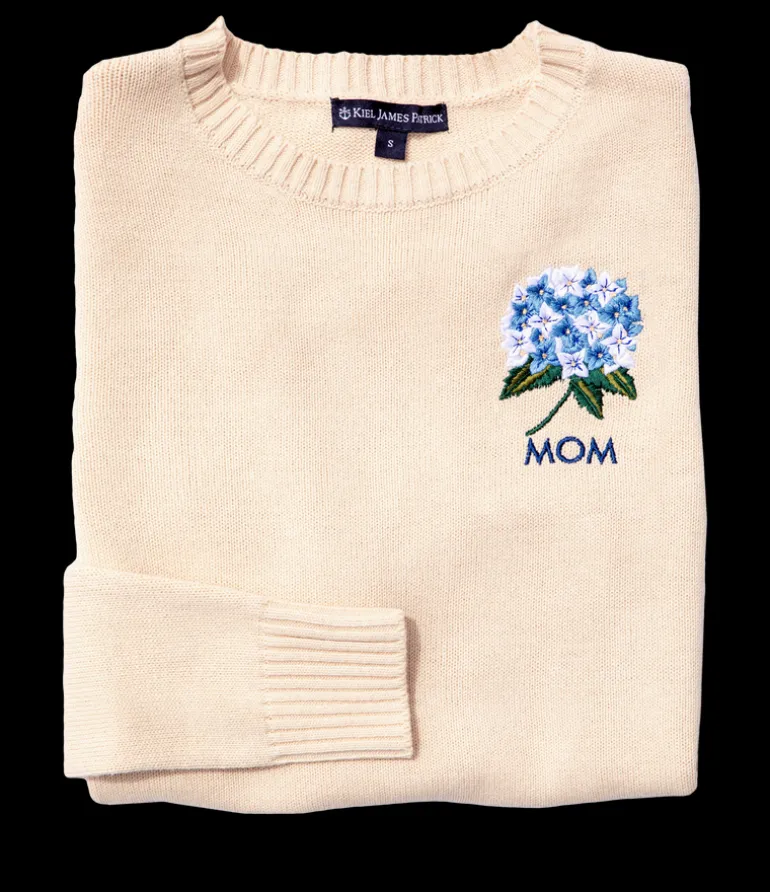 Hydrangea Monogram Sweater
