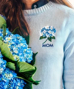 Hydrangea Monogram Sweater