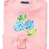 Hydrangea Bloom Sweatshirt- Pink
