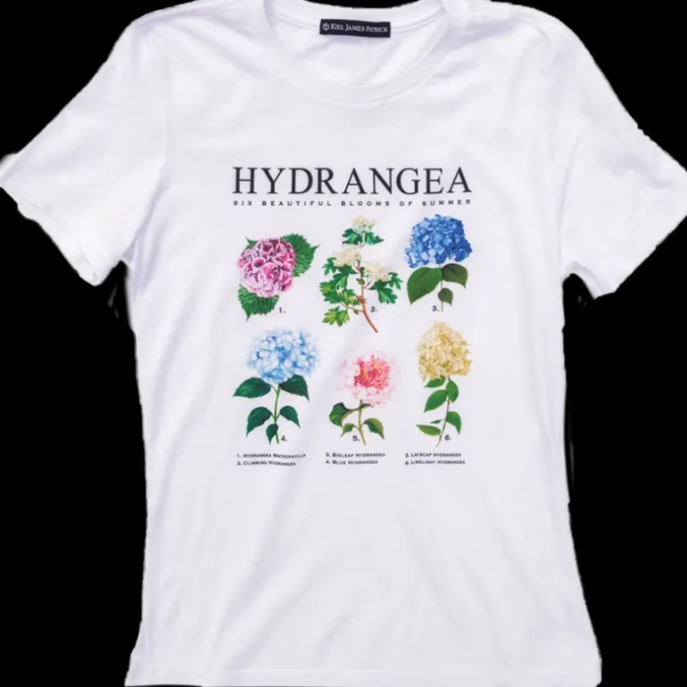 Hydrangea Blooms T-Shirt- Women's