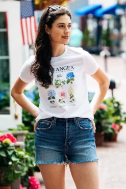 Hydrangea Blooms T-Shirt- Women's