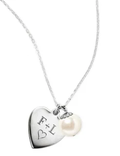 I Heart Pearls Silver