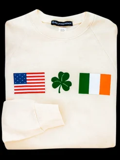 Irish American Sweatshirt - Cream