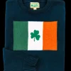 Irish Shamrock Flag Sweater