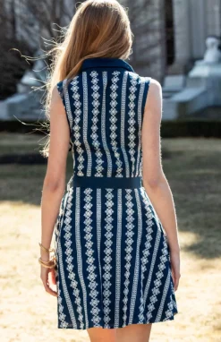 Isabella Floral Embroidered Shirtdress