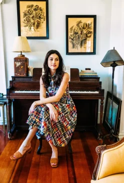 Jacqueline Patchwork Madras Shirtdress