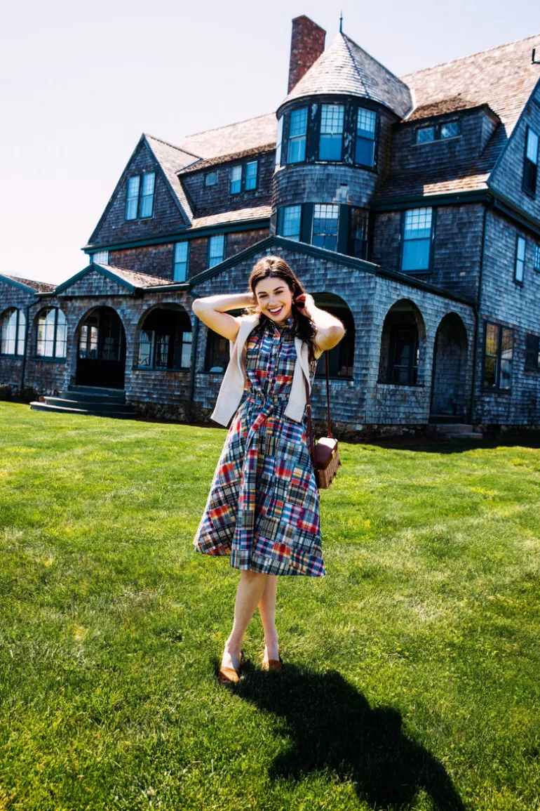 Jacqueline Patchwork Madras Shirtdress