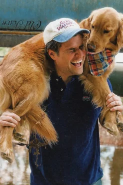 Jeep® x KJP Classic Wagoneer Pique Polo Shirt in Navy