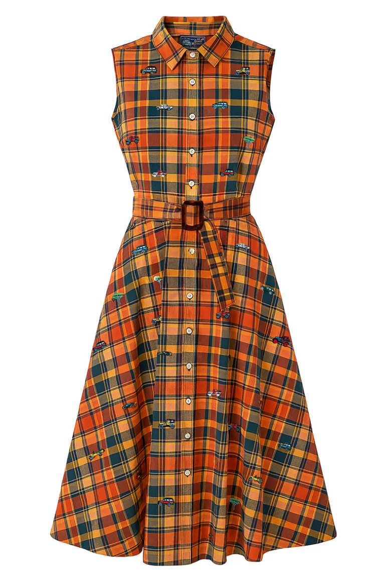 Jeep® x KJP Embroidered Madras Dress