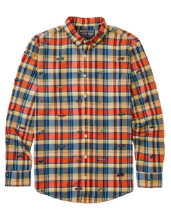 Jeep® x KJP Embroidered Madras Shirt- Men's