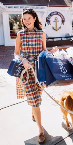 Jeep® x KJP Embroidered Madras Dress