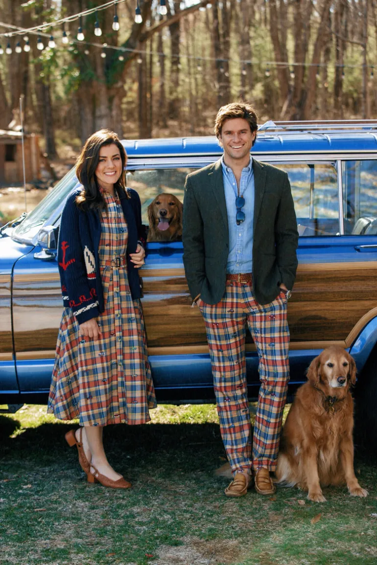 Jeep® x KJP Embroidered Madras Pants- Men's