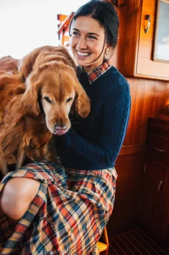 Jeep® x KJP Embroidered Madras Dress
