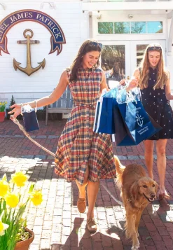 Jeep® x KJP Embroidered Madras Dress